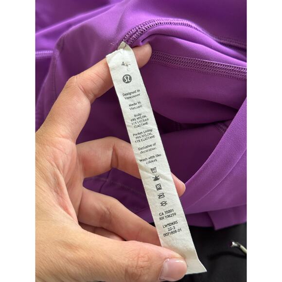 LULULEMON Swift Speed High-Rise Tight 28" in Moonlit Magenta Size 4 - Picture 3 of 7
